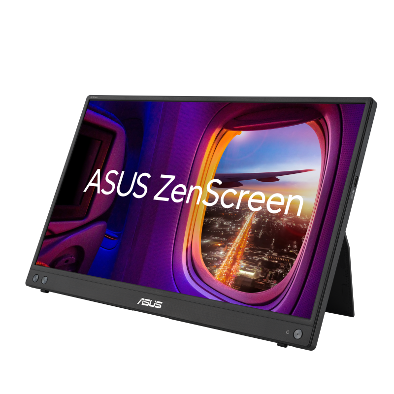 ASUS ZenScreen MB16AHV V2 IPS Monitor Portátil Plano, 39,6 cm (15.6"), 1920 x 1080 pixels Full HD, 60Hz, USB-C, Mini HDMI, Ajuste de Inclinação, Preto - 90LM0383-B01N70 - 4711387206492