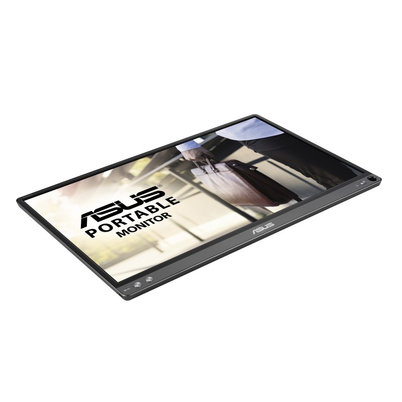 ASUS ZenScreen MB16ACE LED Monitor Portátil Plano, 39,6 cm (15.6"), 1920 x 1080 pixels Full HD, 70Hz, USB-C, HDCP, Fosco, Cinzento - 90LM0381-B04170 - 4718017500357