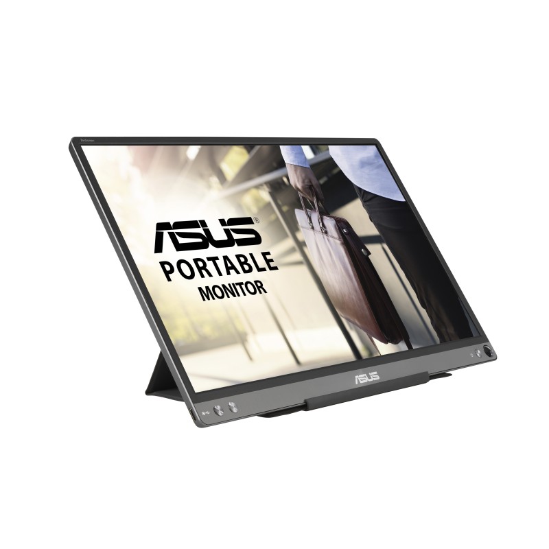ASUS ZenScreen MB16ACE LED Monitor Portátil Plano, 39,6 cm (15.6"), 1920 x 1080 pixels Full HD, 70Hz, USB-C, HDCP, Fosco, Cinzento - 90LM0381-B04170 - 4718017500357