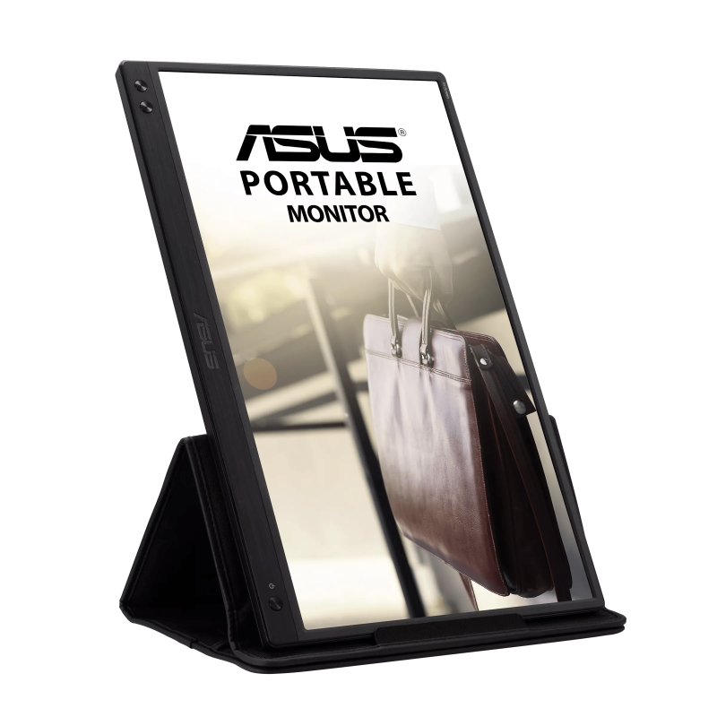 ASUS ZenScreen MB166C IPS Monitor Portátil Plano, 39,6 cm (15.6"), 1920 x 1080 pixels Full HD, 60Hz, Hub USB, Preto - 90LM07D3-B01170 - 4711081273981