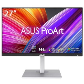 ASUS ProArt PA278CGV LCD Monitor Profissional Plano, 68,6 cm (27"), 2560 x 1440 pixels Quad HD, 144Hz, USB-C, DisplayPort, HDMI, Ajuste de Altura, Pivot, Altifalantes Integrados, Preto - 90LM05L1-B04370 - 4711387012376
