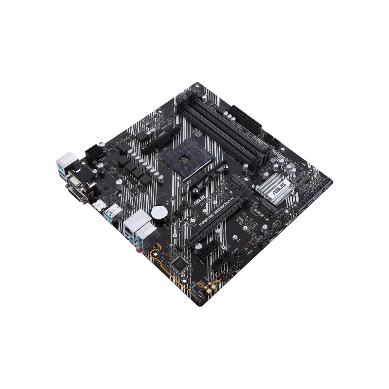 ASUS PRIME B550M-K Motherboard AMD B550 Socket AM4 DDR4 micro ATX PCIe 4.0 M.2 - 90MB14V0-M0EAY0 - 4718017758284