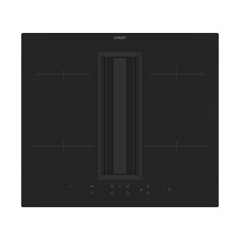 Candy CIH 6I4CF Placa de Indução, 4 Zonas, 60 cm, Exaustor Integrado, Preto - 8059019091747