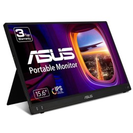 ASUS ZenScreen MB16ACV IPS Monitor Portátil Plano, 39,6 cm (15.6"), 1920 x 1080 pixels Full HD, 60Hz, USB-C, Preto - 90LM0381-B01370 - 4718017949040