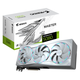 Gigabyte GeForce RTX 5080 AORUS MASTER OC Placa Gráfica 16GB GDDR7 256-bit PCIe 5.0 - 9VN5080AMI-00-G10 - 4719331355692
