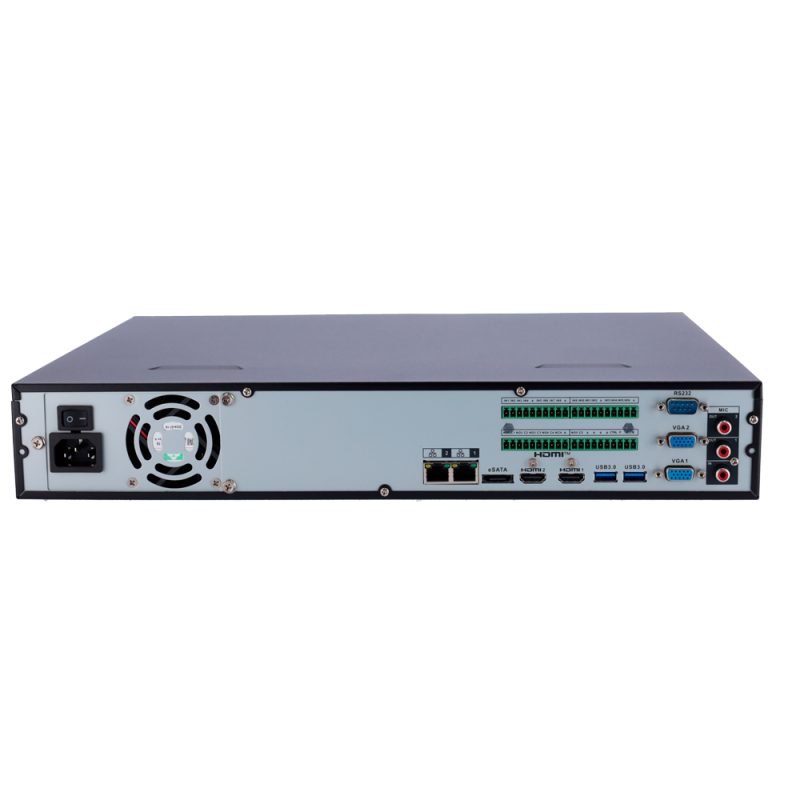 X-Security XS-NVR6432A-MIND Gravador NVR, 32 CH, 64 IP, 16 PoE, 32 MP, 512 Mbps, 4 HDD até 80 TB, 2 HDMI 4K e 2 VGA, IA, IVS, Metadados e AcuPick - 8435325487250