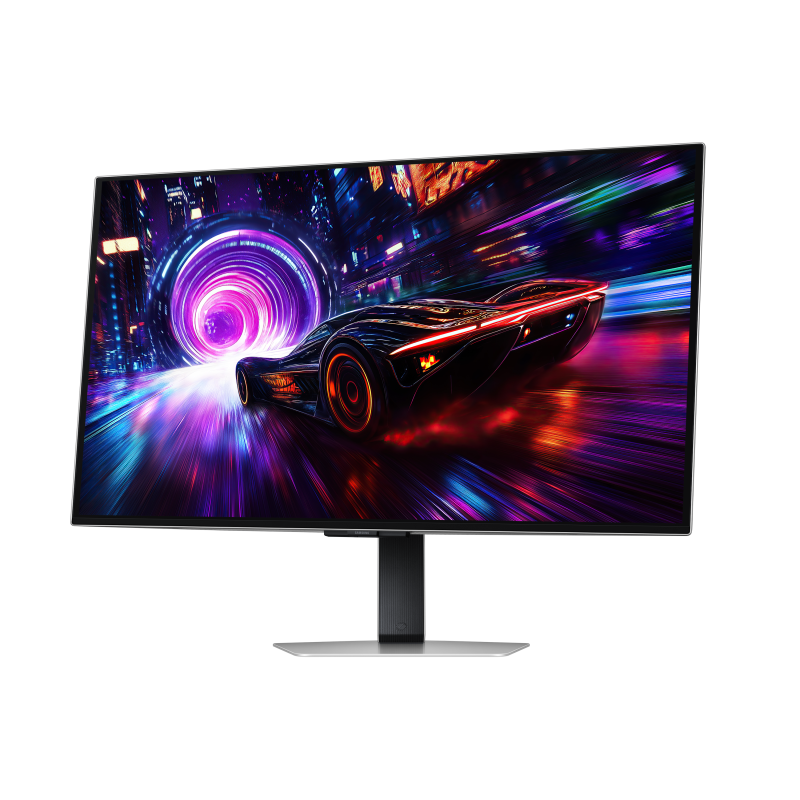 Samsung Odyssey S32FG812SU QD-OLED Monitor Gaming Plano, 81,3 cm (32"), 3840 x 2160 pixels 4K Ultra HD, 240Hz, USB-C, DisplayPort, HDMI, Ajuste de Altura, Pivot, Prateado - LS32FG812SUXEN - 8806095968841