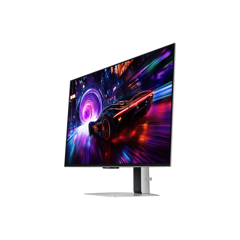 Samsung Odyssey S32FG812SU QD-OLED Monitor Gaming Plano, 81,3 cm (32"), 3840 x 2160 pixels 4K Ultra HD, 240Hz, USB-C, DisplayPort, HDMI, Ajuste de Altura, Pivot, Prateado - LS32FG812SUXEN - 8806095968841
