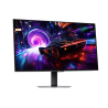 Samsung Odyssey S32FG812SU QD-OLED Monitor Gaming Plano, 81,3 cm (32"), 3840 x 2160 pixels 4K Ultra HD, 240Hz, USB-C, DisplayPort, HDMI, Ajuste de Altura, Pivot, Prateado - LS32FG812SUXEN - 8806095968841