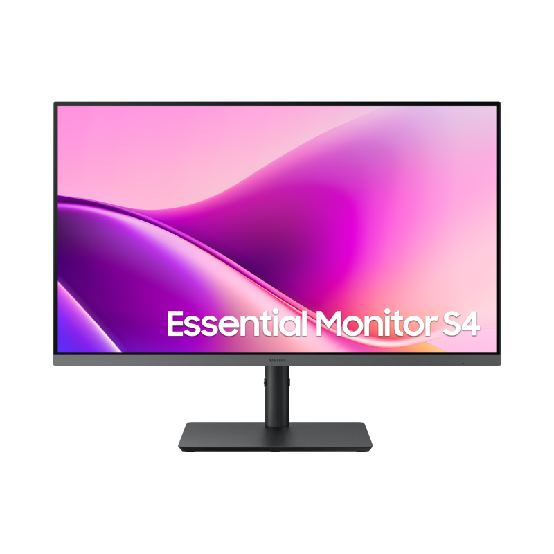 Samsung Essential S27F434UAU LCD Monitor Profissional Plano, 68,6 cm (27"), 1920 x 1080 pixels Full HD, 100Hz, USB-C, DisplayPort, HDMI, Ajuste de Altura, Pivot, Preto - LS27F434UAUXEN - 8806097199144