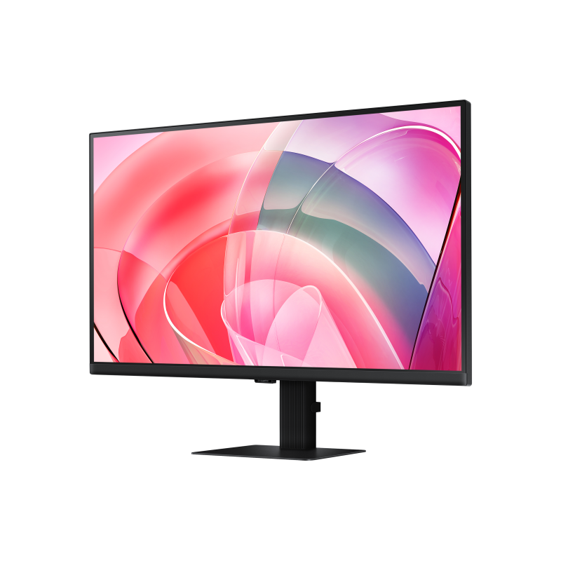 Samsung ViewFinity S7 S27D700EAU LCD Monitor Profissional Plano, 68,6 cm (27"), 3840 x 2160 pixels 4K Ultra HD, 60Hz, HDMI, DisplayPort, Pivot, Ajuste de inclinação, Preto - LS27D700EAUXEN - 8806095541761