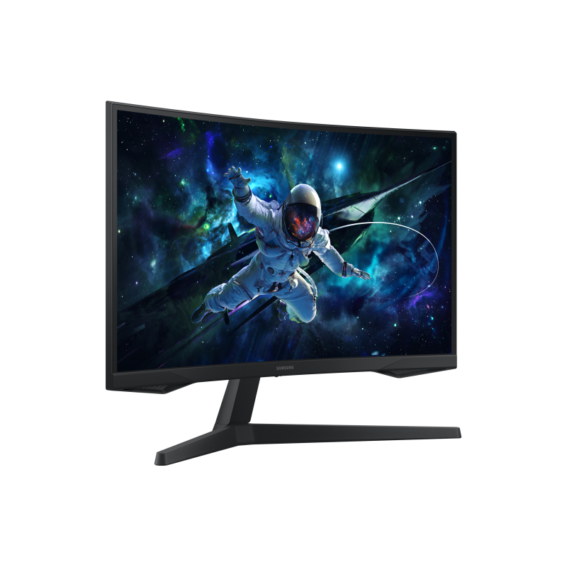 Samsung Odyssey S27CG554EU LED Monitor Gaming Curvo, 68,6 cm (27"), 2560 x 1440 pixels Wide Quad HD, 165Hz, HDMI, DisplayPort, Ajuste de inclinação, Preto - LS27CG554EUXEN - 8806095337234