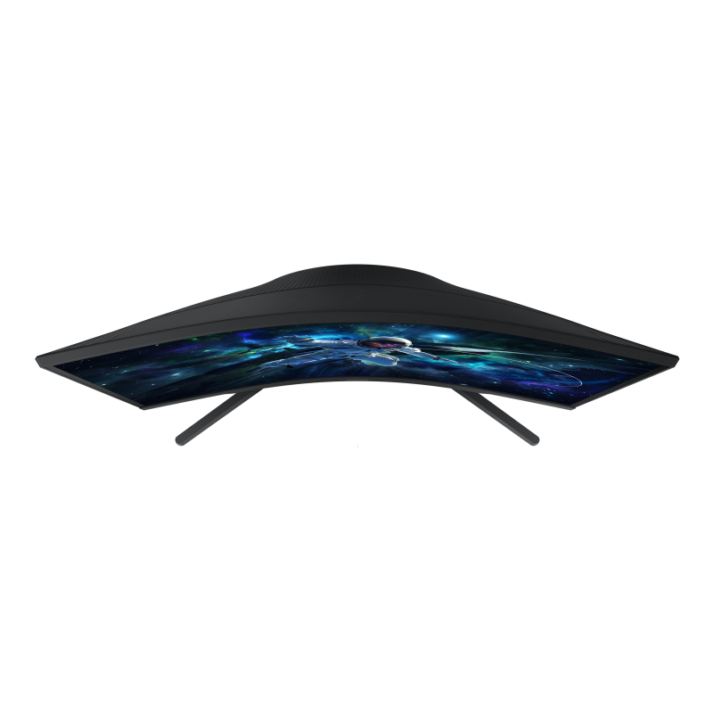 Samsung Odyssey S27CG554EU LED Monitor Gaming Curvo, 68,6 cm (27"), 2560 x 1440 pixels Wide Quad HD, 165Hz, HDMI, DisplayPort, Ajuste de inclinação, Preto - LS27CG554EUXEN - 8806095337234