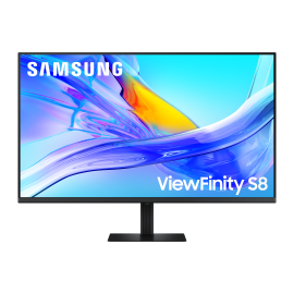 Samsung ViewFinity S8 S80UD VA Monitor Profissional Plano, 94 cm (37"), 3840 x 2160 pixels 4K Ultra HD, 60Hz, USB-C, DisplayPort, HDMI, Ajuste de Altura, Pivot, Preto - LS37D804UAUXEN - 8806095972077