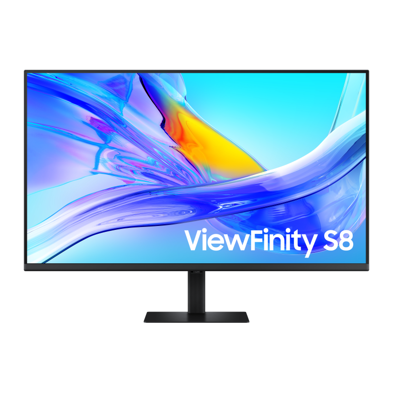 Samsung ViewFinity S8 S80UD VA Monitor Profissional Plano, 94 cm (37"), 3840 x 2160 pixels 4K Ultra HD, 60Hz, USB-C, DisplayPort, HDMI, Ajuste de Altura, Pivot, Preto - LS37D804UAUXEN - 8806095972077