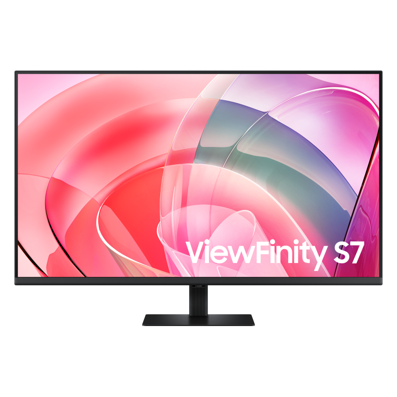Samsung ViewFinity S7 S37D700EAU LCD Monitor Profissional Plano, 94 cm (37"), 3840 x 2160 pixels 4K Ultra HD, 60Hz, HDMI, DisplayPort, Porta de carregamento USB, Ajuste de inclinação, PIP, Preto - LS37D700EAUXEN - 8806095970998