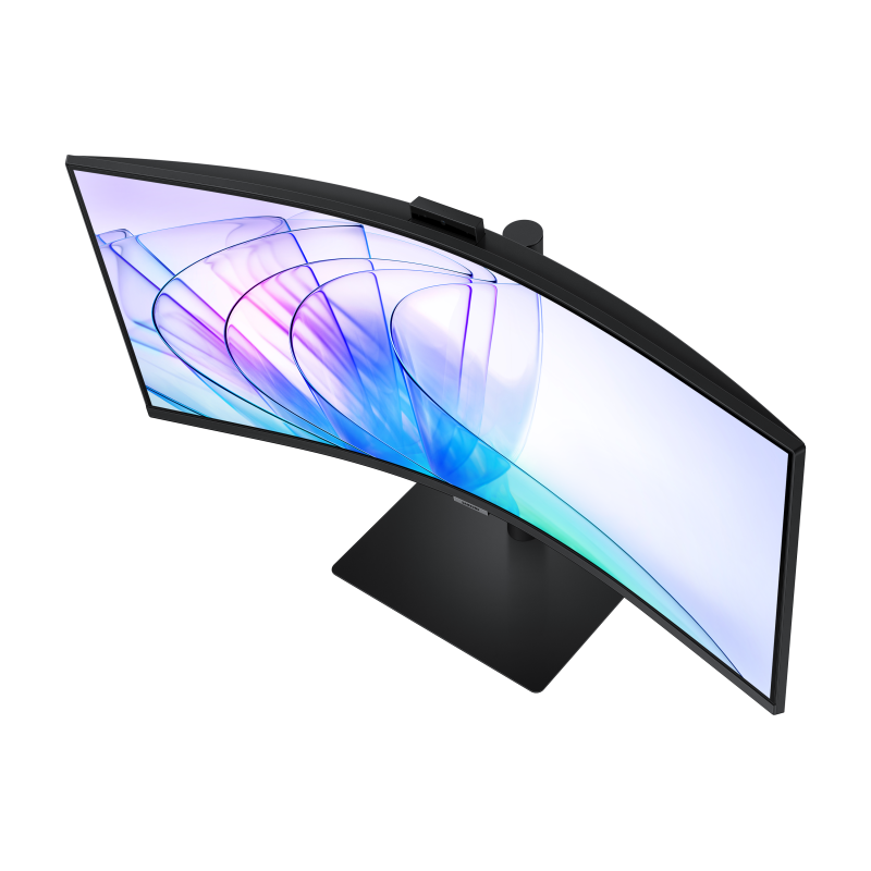 Samsung ViewFinity S6 S34C652VAU LCD Monitor Profissional Curvo, 86,4 cm (34"), 3440 x 1440 pixels UltraWide Quad HD, 100Hz, USB-C, DisplayPort, HDMI, Altifalantes Integrados, Ajuste de Altura, Câmera Embutida, Preto - LS34C652VAUXEN - 8806094974010