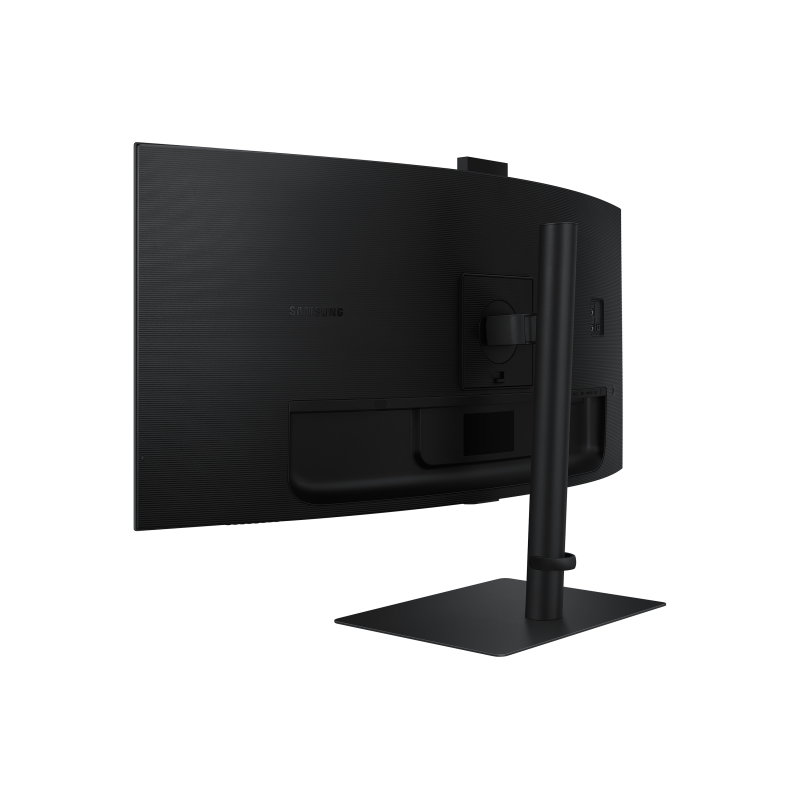 Samsung ViewFinity S6 S34C652VAU LCD Monitor Profissional Curvo, 86,4 cm (34"), 3440 x 1440 pixels UltraWide Quad HD, 100Hz, USB-C, DisplayPort, HDMI, Altifalantes Integrados, Ajuste de Altura, Câmera Embutida, Preto - LS34C652VAUXEN - 8806094974010