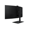 Samsung ViewFinity S6 S34C652VAU LCD Monitor Profissional Curvo, 86,4 cm (34"), 3440 x 1440 pixels UltraWide Quad HD, 100Hz, USB-C, DisplayPort, HDMI, Altifalantes Integrados, Ajuste de Altura, Câmera Embutida, Preto - LS34C652VAUXEN - 8806094974010