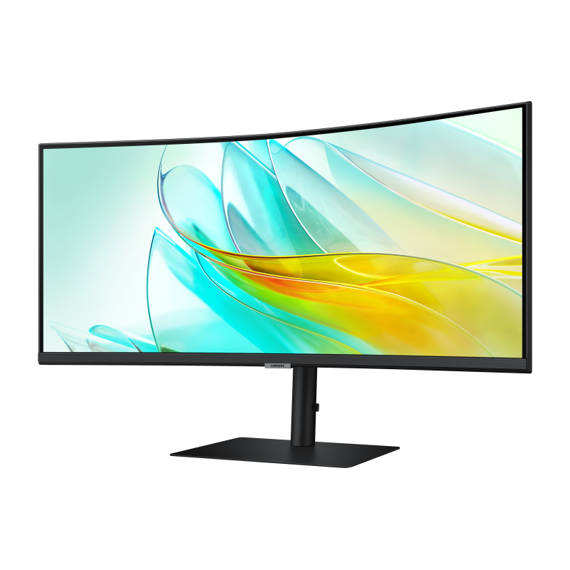 Samsung ViewFinity S6 S34C652UAU LCD Monitor Profissional Curvo, 86,4 cm (34"), 3440 x 1440 pixels UltraWide Quad HD, 100Hz, USB-C, DisplayPort, HDMI, Ajuste de Altura, Altifalantes Integrados, Preto - LS34C652UAUXEN - 8806094974751