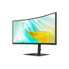 Samsung ViewFinity S6 S34C652UAU LCD Monitor Profissional Curvo, 86,4 cm (34"), 3440 x 1440 pixels UltraWide Quad HD, 100Hz, USB-C, DisplayPort, HDMI, Ajuste de Altura, Altifalantes Integrados, Preto - LS34C652UAUXEN - 8806094974751