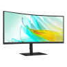 Samsung ViewFinity S6 S34C652UAU LCD Monitor Profissional Curvo, 86,4 cm (34"), 3440 x 1440 pixels UltraWide Quad HD, 100Hz, USB-C, DisplayPort, HDMI, Ajuste de Altura, Altifalantes Integrados, Preto - LS34C652UAUXEN - 8806094974751