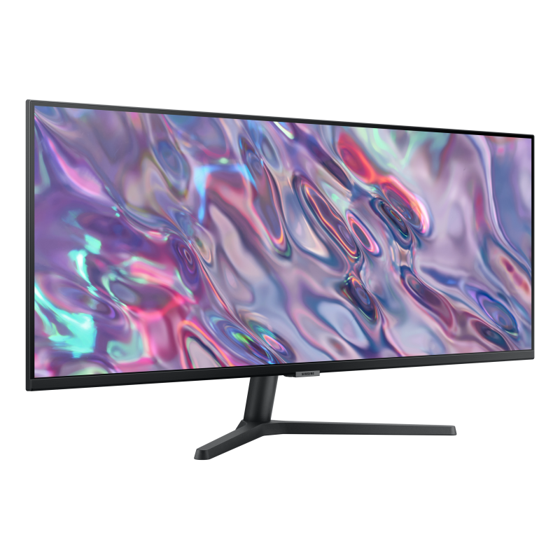 Samsung ViewFinity S5 S34C500GAU LCD Monitor Profissional Plano, 86,4 cm (34"), 3440 x 1440 pixels UltraWide Quad HD, 100Hz, HDMI, DisplayPort, Ajuste de inclinação, Preto - LS34C500GAUXEN - 8806094760347