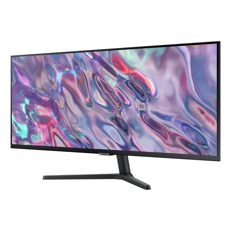 Samsung ViewFinity S5 S34C500GAU LCD Monitor Profissional Plano, 86,4 cm (34"), 3440 x 1440 pixels UltraWide Quad HD, 100Hz, HDMI, DisplayPort, Ajuste de inclinação, Preto - LS34C500GAUXEN - 8806094760347