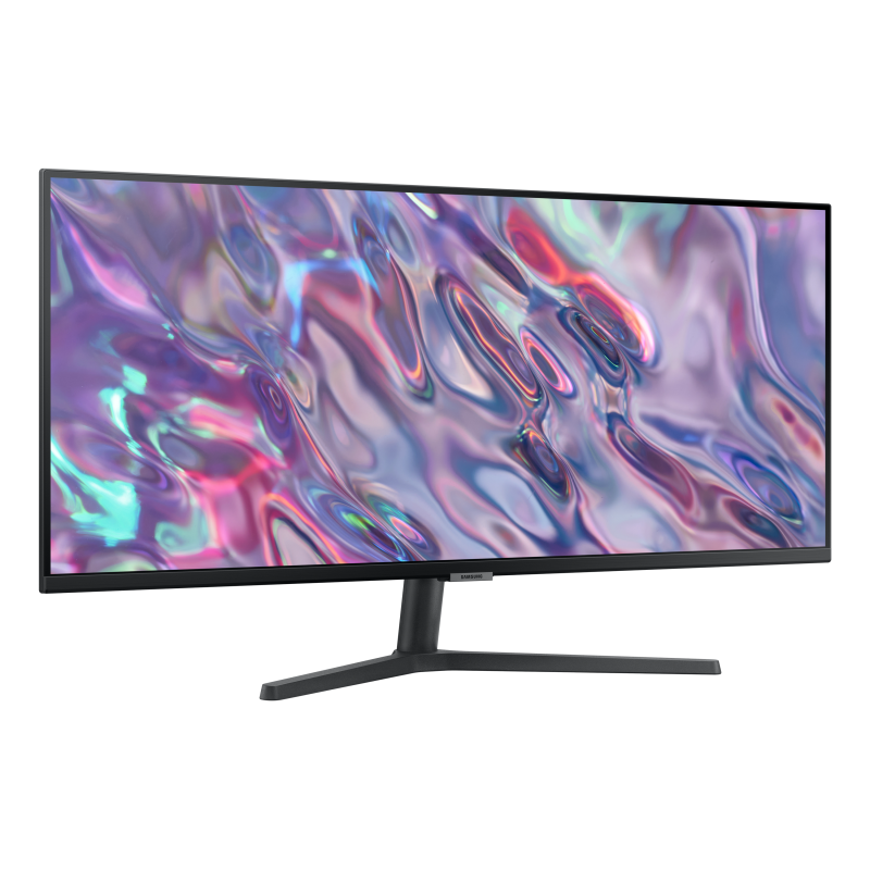 Samsung ViewFinity S5 S34C500GAU LCD Monitor Profissional Plano, 86,4 cm (34"), 3440 x 1440 pixels UltraWide Quad HD, 100Hz, HDMI, DisplayPort, Ajuste de inclinação, Preto - LS34C500GAUXEN - 8806094760347