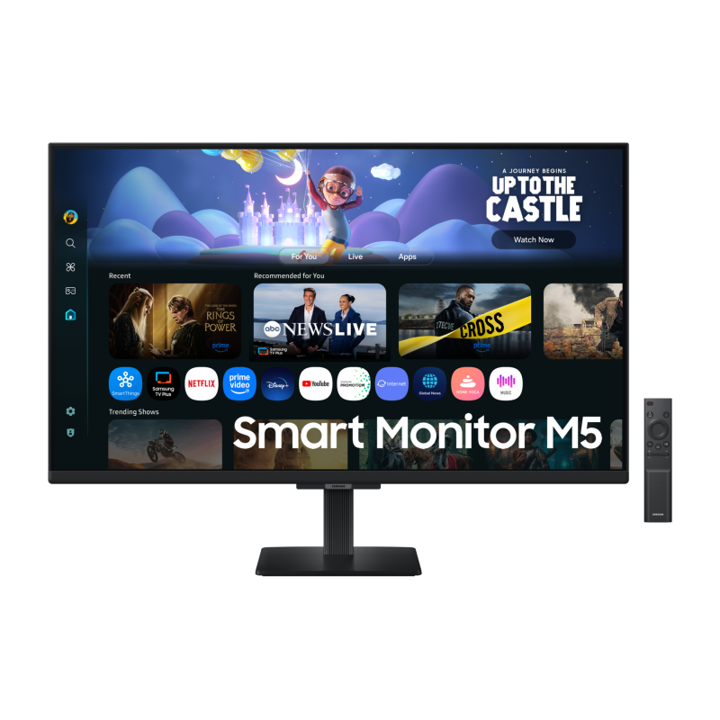 Samsung M5 M50F S32FM502EU LED Monitor Plano, 81,3 cm (32"), 1920 x 1080 pixels Full HD, Smart TV, 60Hz, HDMI, Altifalantes Integrados, Preto - LS32FM502EUXEN - 8806097470847