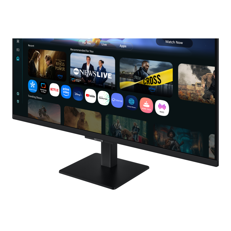 Samsung M5 M50F S32FM502EU LED Monitor Plano, 81,3 cm (32"), 1920 x 1080 pixels Full HD, Smart TV, 60Hz, HDMI, Altifalantes Integrados, Preto - LS32FM502EUXEN - 8806097470847