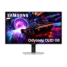 Samsung Odyssey S32FG810SU QD-OLED Monitor Gaming Plano, 81,3 cm (32"), 2160 x 3840 pixels 4K Ultra HD, 240Hz, USB-C, DisplayPort, HDMI, Ajuste de Altura, Pivot, Prateado - LS32FG810SUXEN - 8806095968834