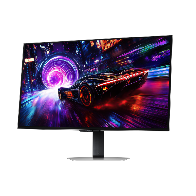 Samsung Odyssey S32FG810SU QD-OLED Monitor Gaming Plano, 81,3 cm (32"), 2160 x 3840 pixels 4K Ultra HD, 240Hz, USB-C, DisplayPort, HDMI, Ajuste de Altura, Pivot, Prateado - LS32FG810SUXEN - 8806095968834