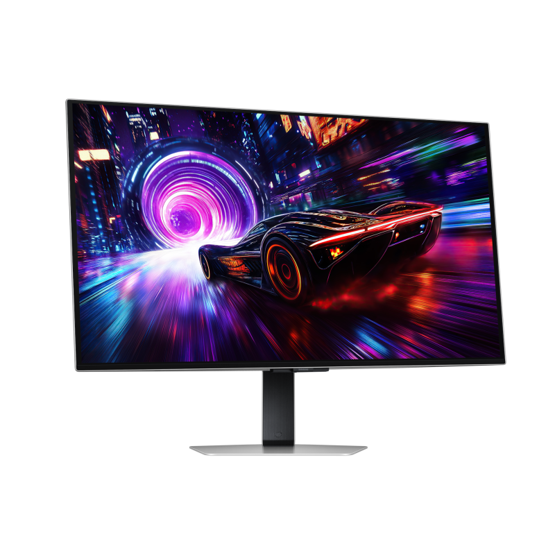 Samsung Odyssey S32FG810SU QD-OLED Monitor Gaming Plano, 81,3 cm (32"), 2160 x 3840 pixels 4K Ultra HD, 240Hz, USB-C, DisplayPort, HDMI, Ajuste de Altura, Pivot, Prateado - LS32FG810SUXEN - 8806095968834