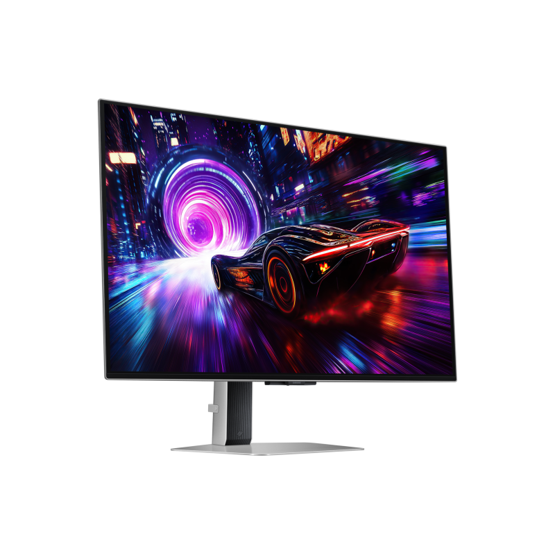 Samsung Odyssey S32FG810SU QD-OLED Monitor Gaming Plano, 81,3 cm (32"), 2160 x 3840 pixels 4K Ultra HD, 240Hz, USB-C, DisplayPort, HDMI, Ajuste de Altura, Pivot, Prateado - LS32FG810SUXEN - 8806095968834