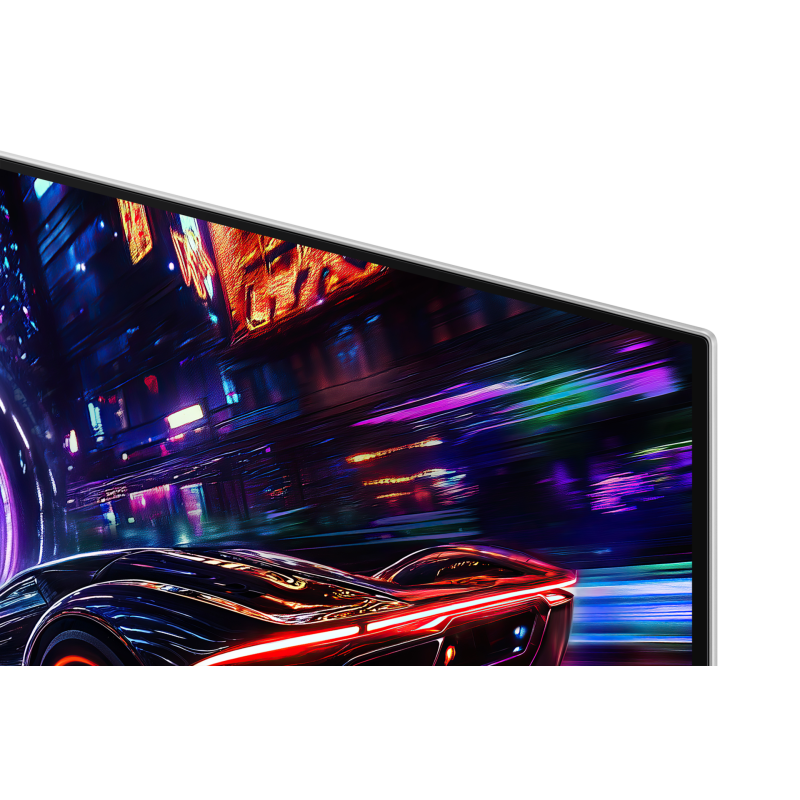 Samsung Odyssey S32FG810SU QD-OLED Monitor Gaming Plano, 81,3 cm (32"), 2160 x 3840 pixels 4K Ultra HD, 240Hz, USB-C, DisplayPort, HDMI, Ajuste de Altura, Pivot, Prateado - LS32FG810SUXEN - 8806095968834