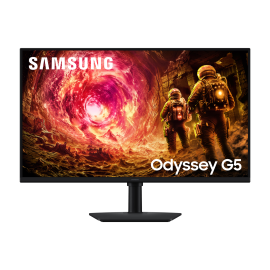 Samsung Odyssey S32FG502EU IPS Monitor Gaming Plano, 81,3 cm (32"), 2560 x 1440 pixels Quad HD, 180Hz, HDMI, DisplayPort, Ajuste de Altura, Pivot, Preto - LS32FG502EUXEN - 8806097817802