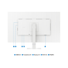 Samsung ViewFinity S32D701EAU VA Monitor Profissional Plano, 81,3 cm (32"), 3840 x 2160 pixels 4K Ultra HD, 60Hz, HDMI, DisplayPort, Pivot, Ajuste de inclinação, Branco - LS32D701EAUXEN - 8806095542003