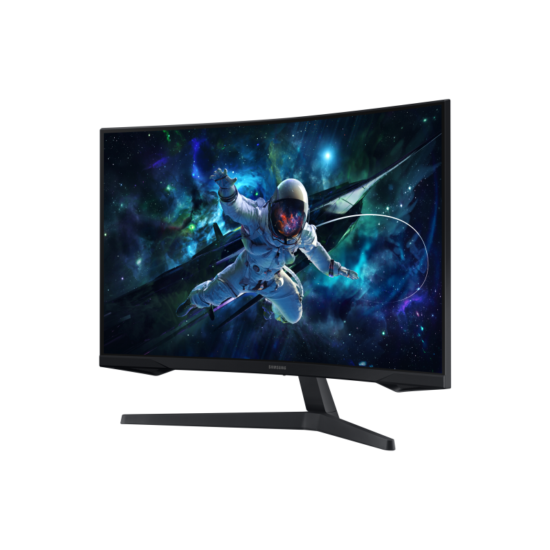 Samsung Odyssey S32CG552EU LED Monitor Gaming Curvo, 81,3 cm (32"), 2560 x 1440 pixels Quad HD, 165Hz, HDMI, DisplayPort, Ajuste de inclinação, Preto - LS32CG552EUXEN - 8806095337241