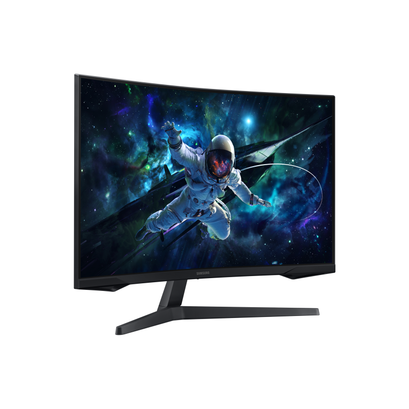 Samsung Odyssey S32CG552EU LED Monitor Gaming Curvo, 81,3 cm (32"), 2560 x 1440 pixels Quad HD, 165Hz, HDMI, DisplayPort, Ajuste de inclinação, Preto - LS32CG552EUXEN - 8806095337241