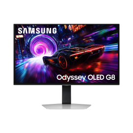 Samsung Odyssey S27FG816SU QD-OLED Monitor Gaming Plano, 68,6 cm (27"), 2160 x 3840 pixels 4K Ultra HD, 240Hz, HDMI, DisplayPort, USB-C, Ajuste de Altura, Pivot, Prateado - LS27FG816SUXEN - 8806095977331