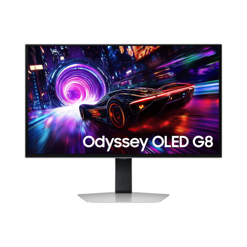 Samsung Odyssey S27FG816SU QD-OLED Monitor Gaming Plano, 68,6 cm (27"), 2160 x 3840 pixels 4K Ultra HD, 240Hz, HDMI, DisplayPort, USB-C, Ajuste de Altura, Pivot, Prateado - LS27FG816SUXEN - 8806095977331