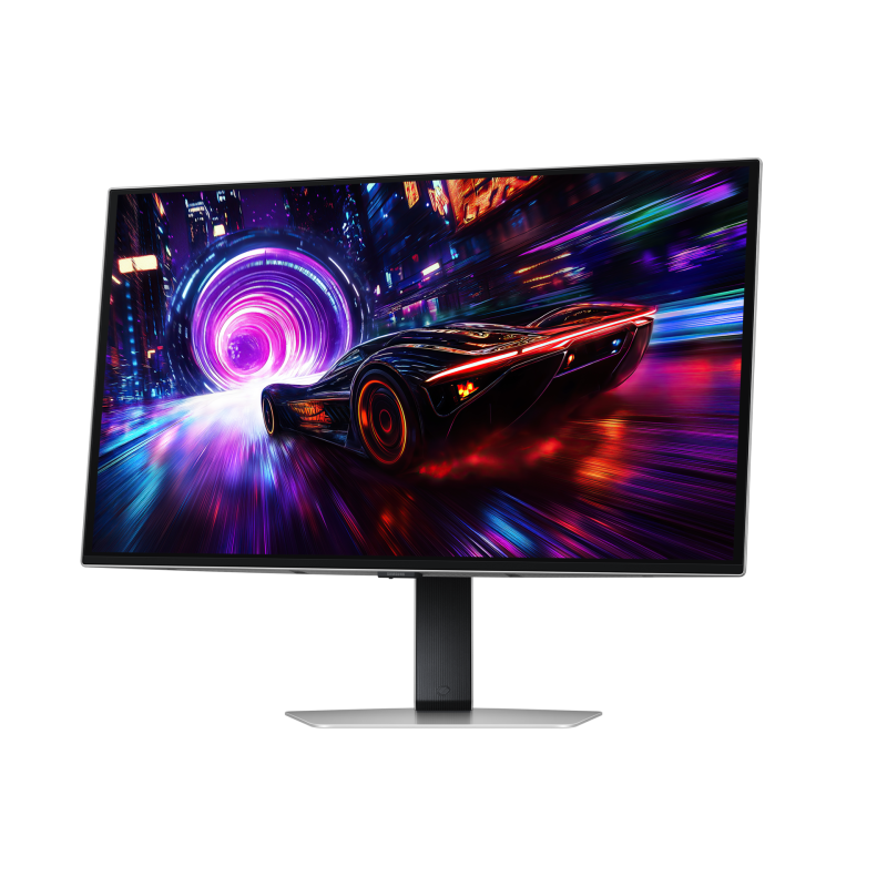 Samsung Odyssey S27FG816SU QD-OLED Monitor Gaming Plano, 68,6 cm (27"), 2160 x 3840 pixels 4K Ultra HD, 240Hz, HDMI, DisplayPort, USB-C, Ajuste de Altura, Pivot, Prateado - LS27FG816SUXEN - 8806095977331