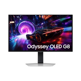 Samsung Odyssey S27FG810SU QD-OLED Monitor Gaming Plano, 68,6 cm (27"), 3840 x 2160 pixels 4K Ultra HD, 240Hz, USB-C, DisplayPort, HDMI, Ajuste de Altura, Pivot, Prateado - LS27FG810SUXEN - 8806095977287