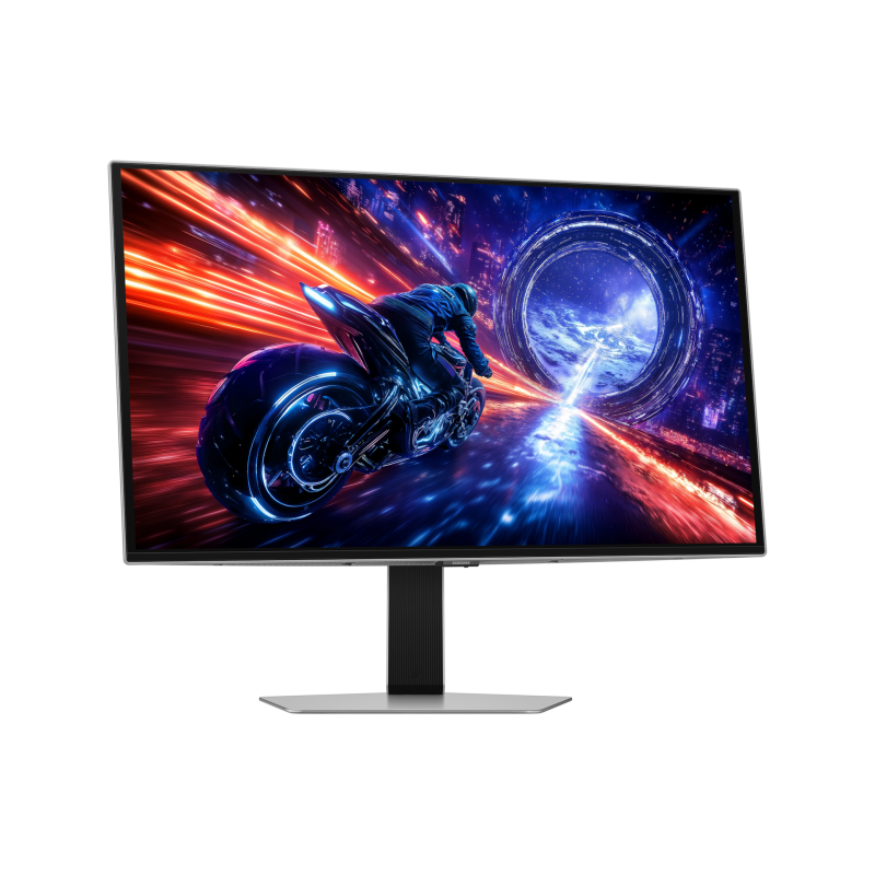 Samsung Odyssey G6 G60SF S27FG604SU QD-OLED Monitor Gaming Plano, 68,6 cm (27"), 2560 x 1440 pixels Quad HD, 500Hz, USB-C, DisplayPort, HDMI, Ajuste de Altura, Pivot, Prateado - LS27FG604SUXEN - 8806097455929