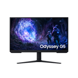 Samsung Odyssey G5 G5F1 S27FG510EU VA Monitor Gaming Plano, 68,6 cm (27"), 2560 x 1440 pixels Quad HD, 180Hz, HDMI, DisplayPort, Ajuste de Altura, Pivot, Preto - LS27FG510EUXEN - 8806097369479