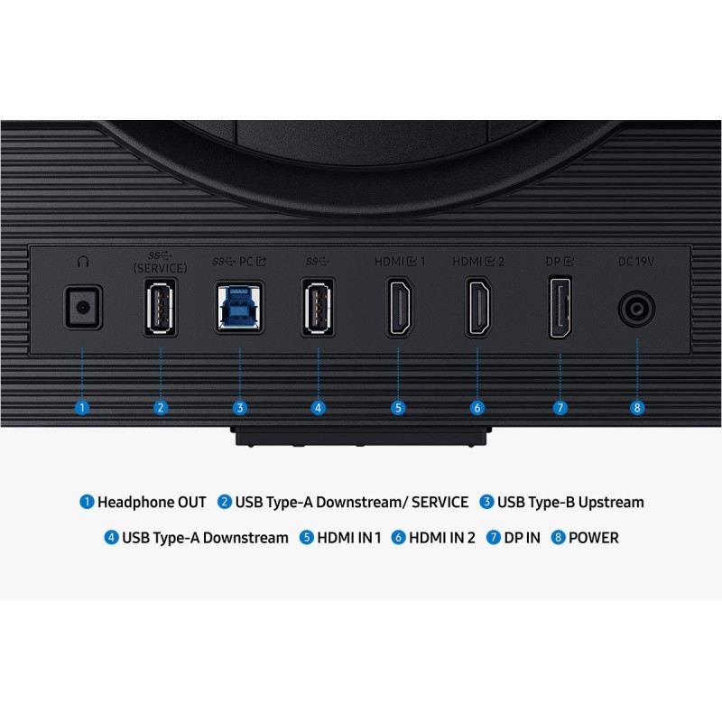 Samsung Odyssey S27FG506SU QD-OLED Monitor Gaming Plano, 68,6 cm (27"), 2560 x 1440 pixels Quad HD, 180Hz, HDMI, DisplayPort, Ajuste de inclinação, Preto - LS27FG506SUXEN - 8806097684060