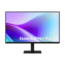 Samsung Essential S3 S27F320GAU IPS Monitor Plano, 68,6 cm (27"), 1920 x 1080 pixels Full HD, 120Hz, HDMI, Preto - LS27F320GAUXEN - 8806097000372