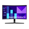 Samsung Essential S3 S27D392GAU LCD Monitor Profissional Curvo, 68,6 cm (27"), 1920 x 1080 pixels Full HD, 100Hz, HDMI, VGA, Ajuste de inclinação, Preto - LS27D392GAUXEN - 8806095845708