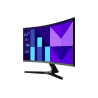 Samsung Essential S3 S27D392GAU LCD Monitor Profissional Curvo, 68,6 cm (27"), 1920 x 1080 pixels Full HD, 100Hz, HDMI, VGA, Ajuste de inclinação, Preto - LS27D392GAUXEN - 8806095845708